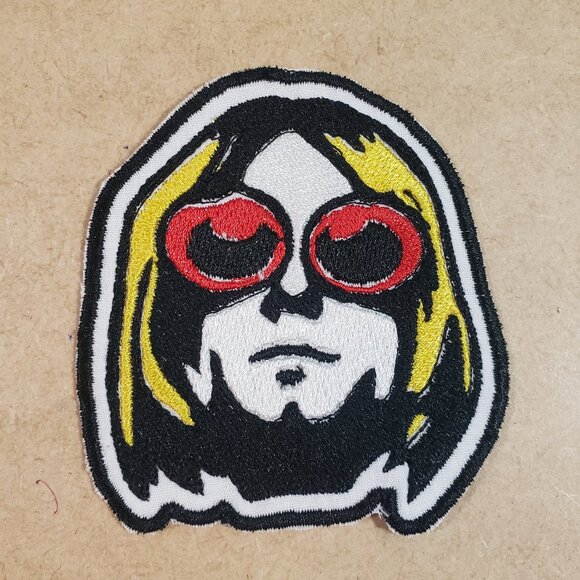 Kurt Cobain Iron-On Patch (2/$12 or 5/$22) - Picture 1 of 2